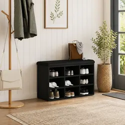 Shoe Bench Specifications: 82 x 32 x 50 cm, Engineered Wood