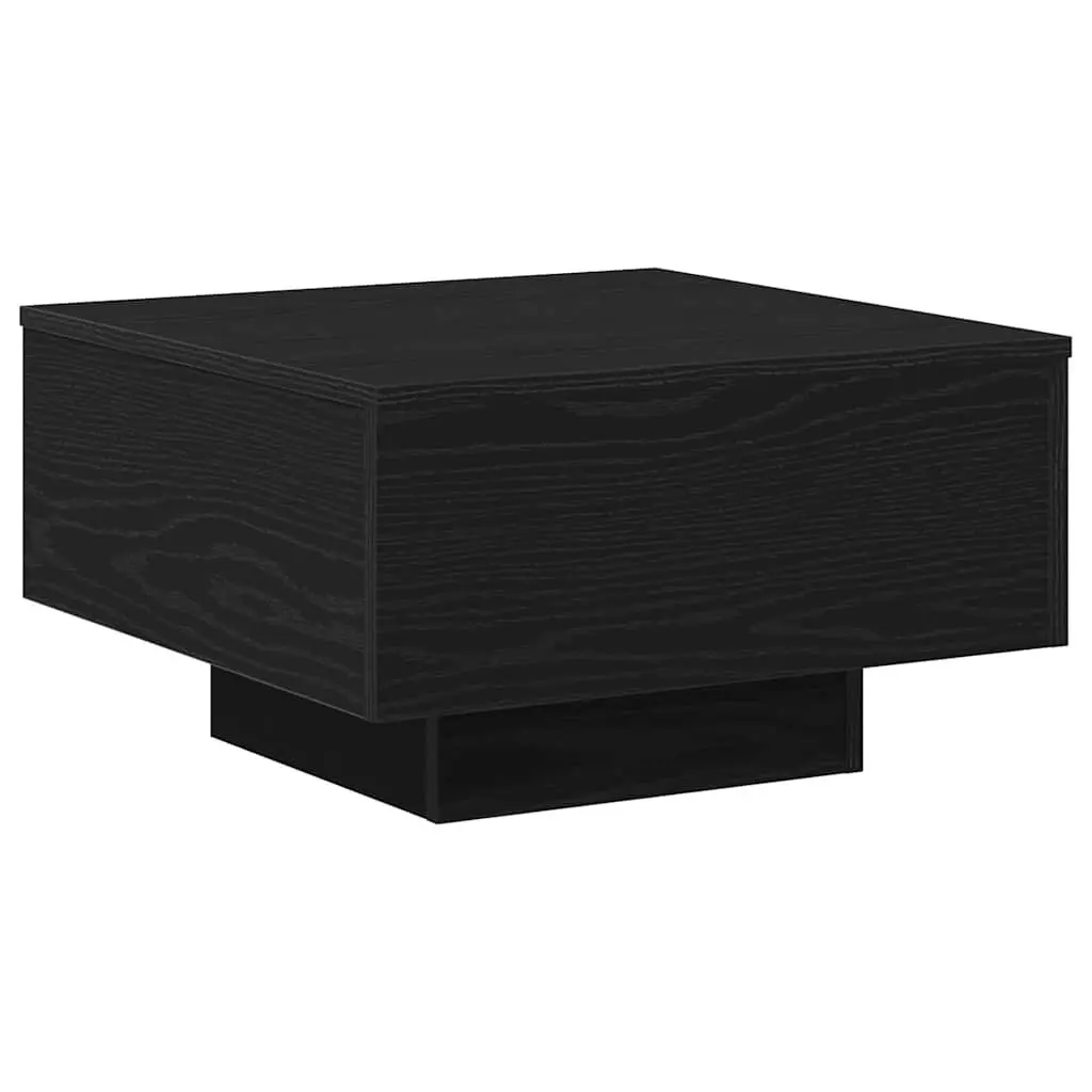 Coffee Table Black Oak Modern Living Room Accent Furniture Indoor Lounge Decor