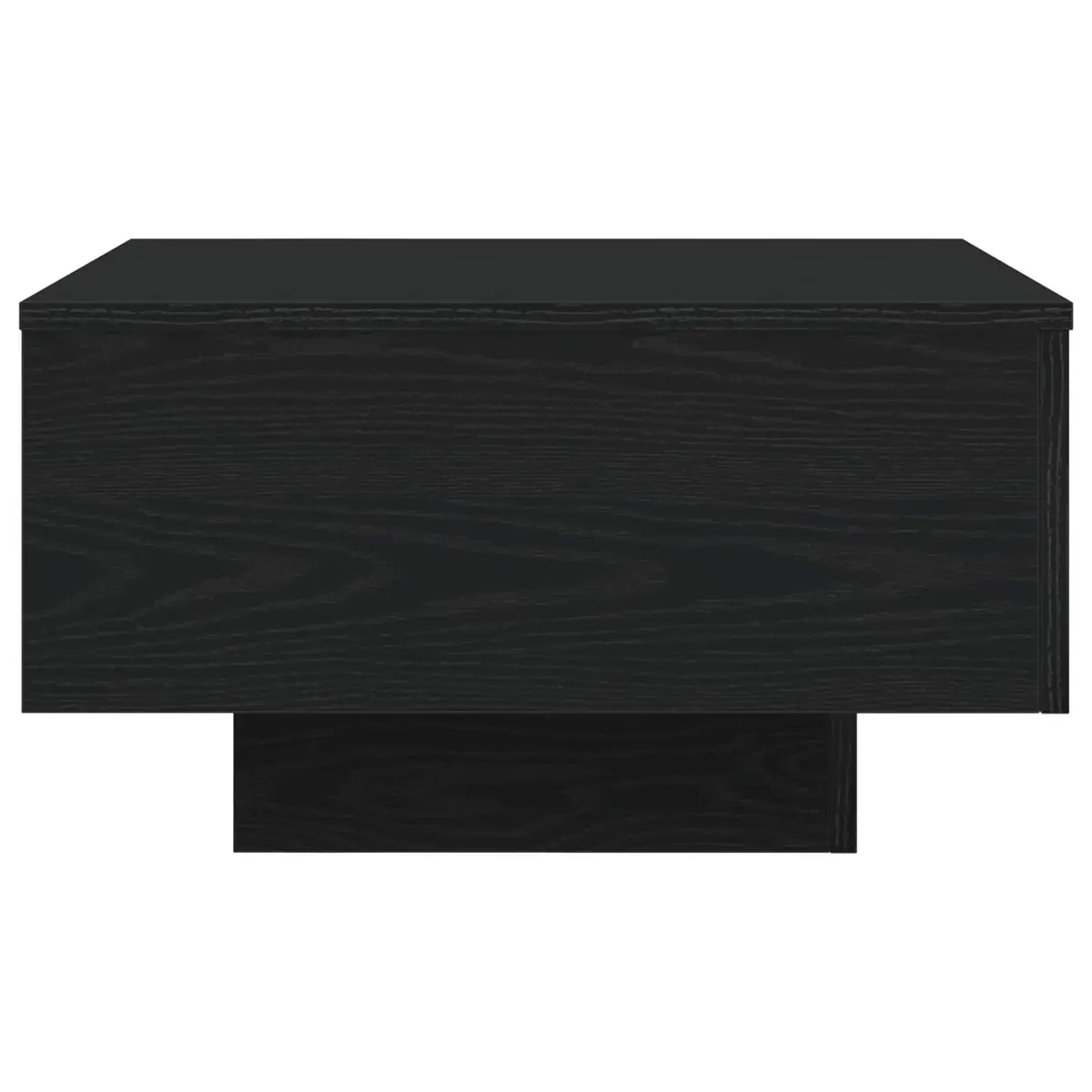 Coffee Table Black Oak Living Room 55x55x31cm Engineered Wood