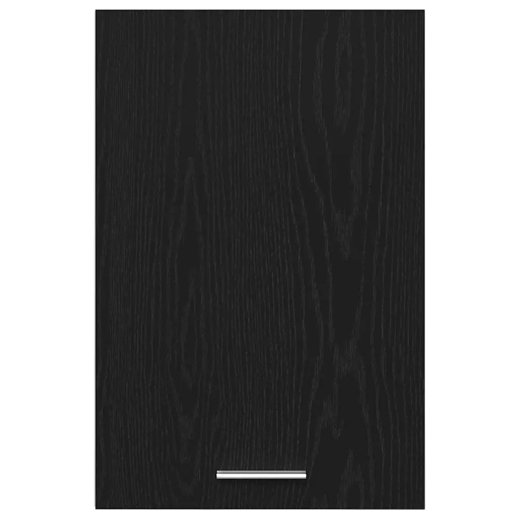 Hanging Kitchen Cabinet Wall-Mounted Storage Black Oak 40x31x60 cm