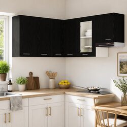Specifications of Black Hanging Kitchen Cabinet, 57 x 57 x 60 cm