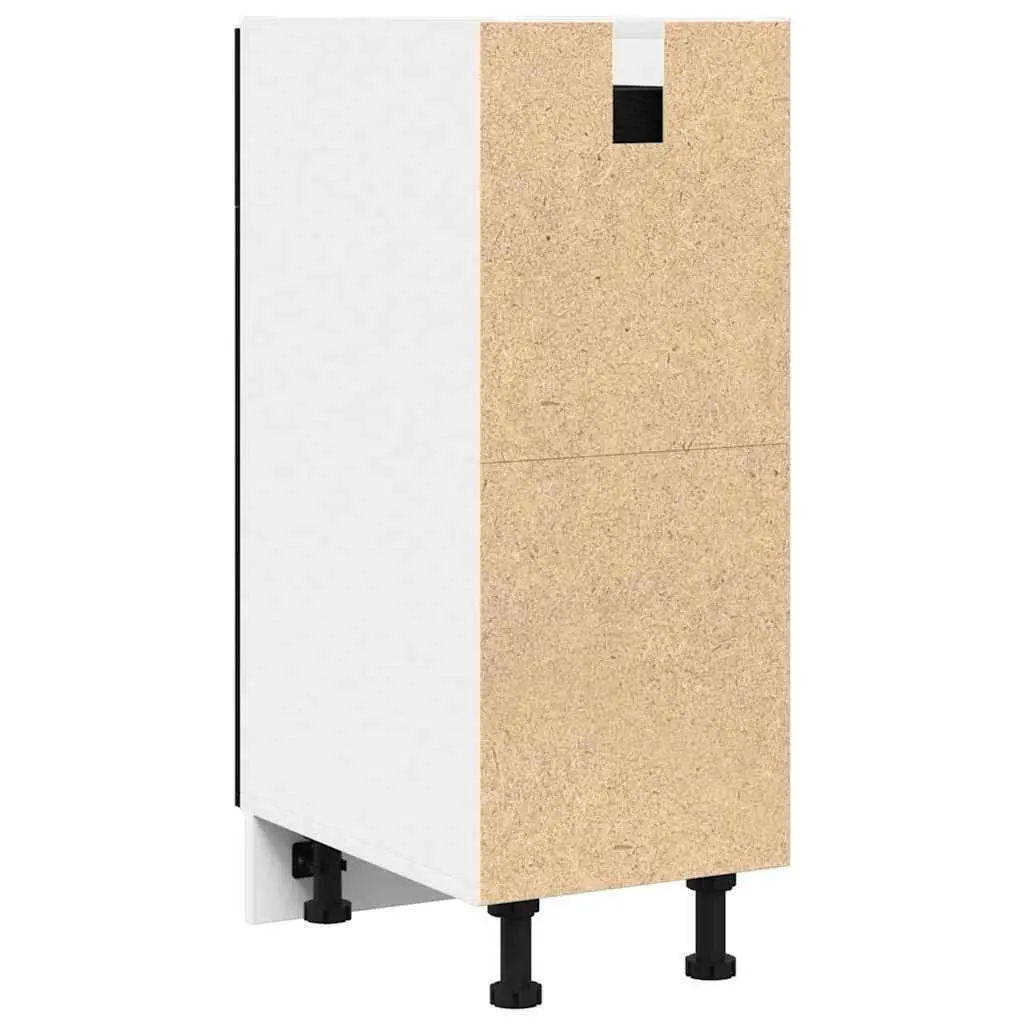 Kitchen Cabinet Hanging Storage Black Oak 30 x 46 x 81.5 cm Modern Design