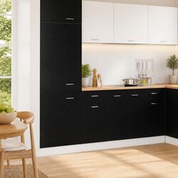 Specifications of Black Oak Hanging Kitchen Cabinet 40x46x81.5cm