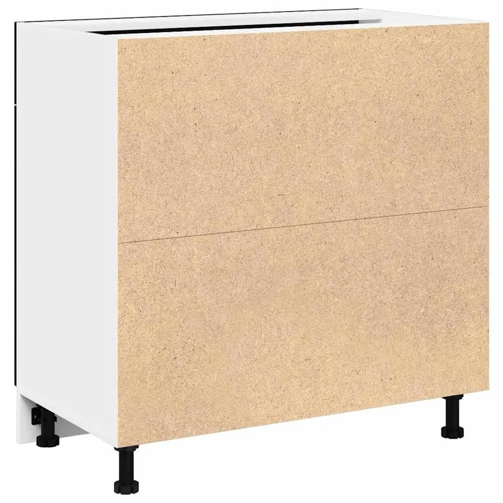 Hanging Cabinet Black Oak Modern Kitchen
