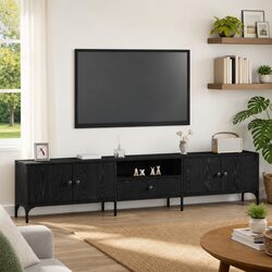 Black Oak TV Cabinet Specifications: 200 x 25 x 44 cm