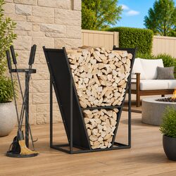 Black Firewood Rack Specifications and Features