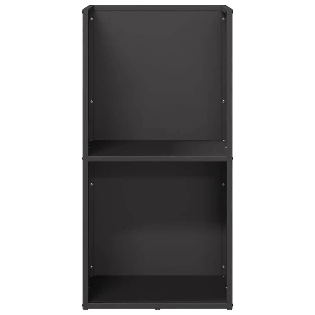 Firewood Rack Indoor Use Black 40x30x80 cm Log Storage Holder Cold-rolled Steel