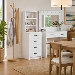 Specifications of the White Highboard Buffet Sideboard
