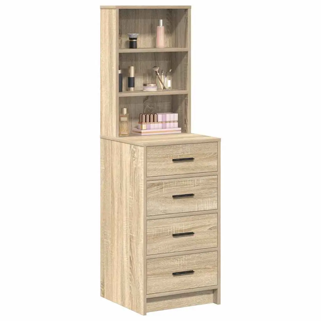 Highboard Buffet Sideboard Cabinet Storage Dining Room Furniture Brown Modern