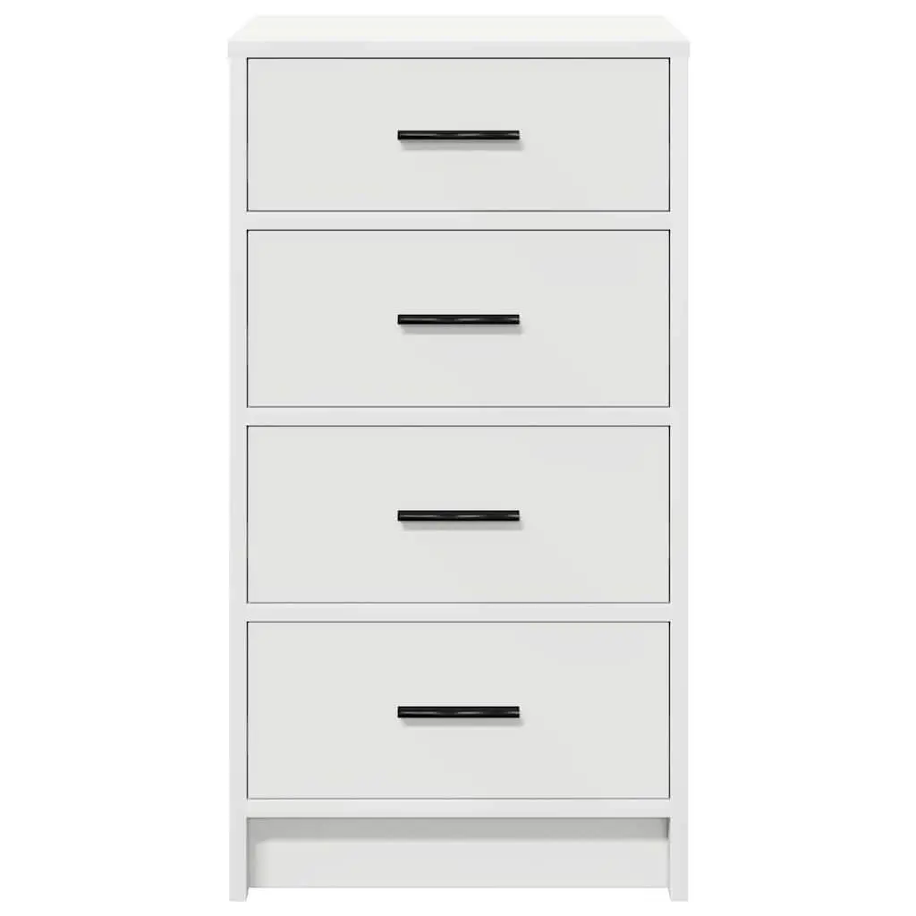 40 x 41 x 75 cm White Sideboard with Drawer