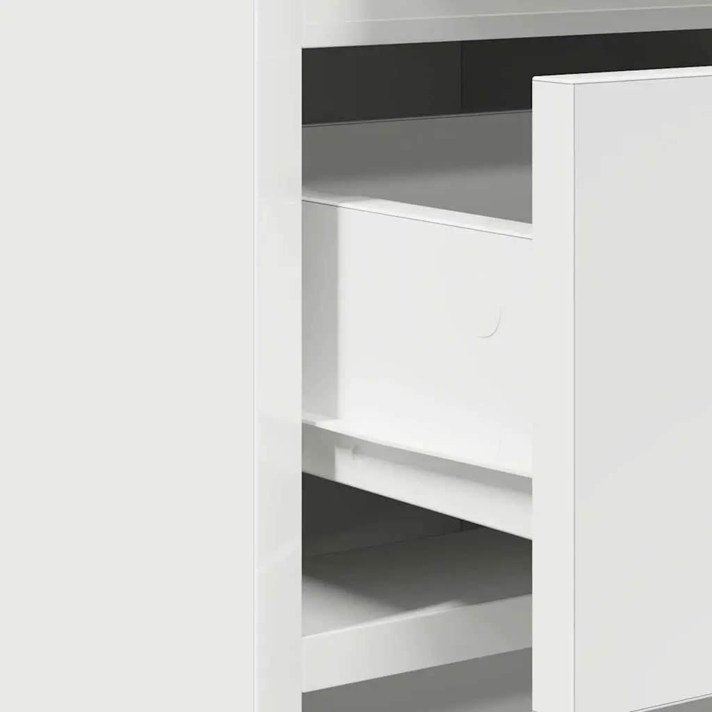 40 x 41 x 75 cm White Sideboard with Drawer