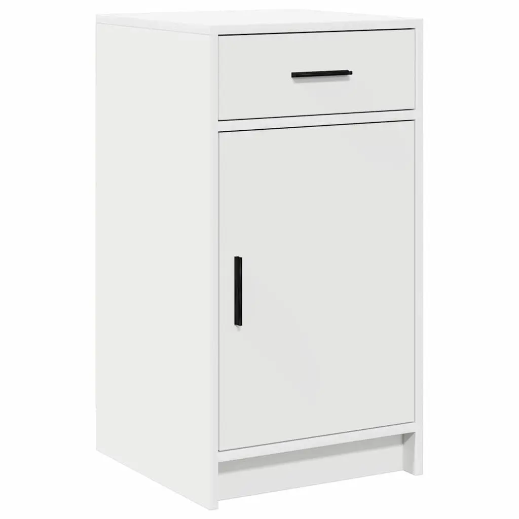 Sideboard for Living Room White Modern Storage Cabinet 40 x 40.5 x 75 cm