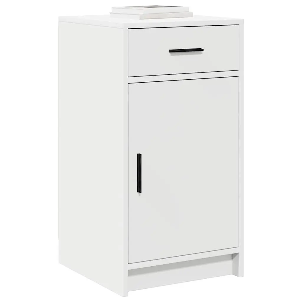 Sideboard for Living Room White Modern Storage Cabinet 40 x 40.5 x 75 cm