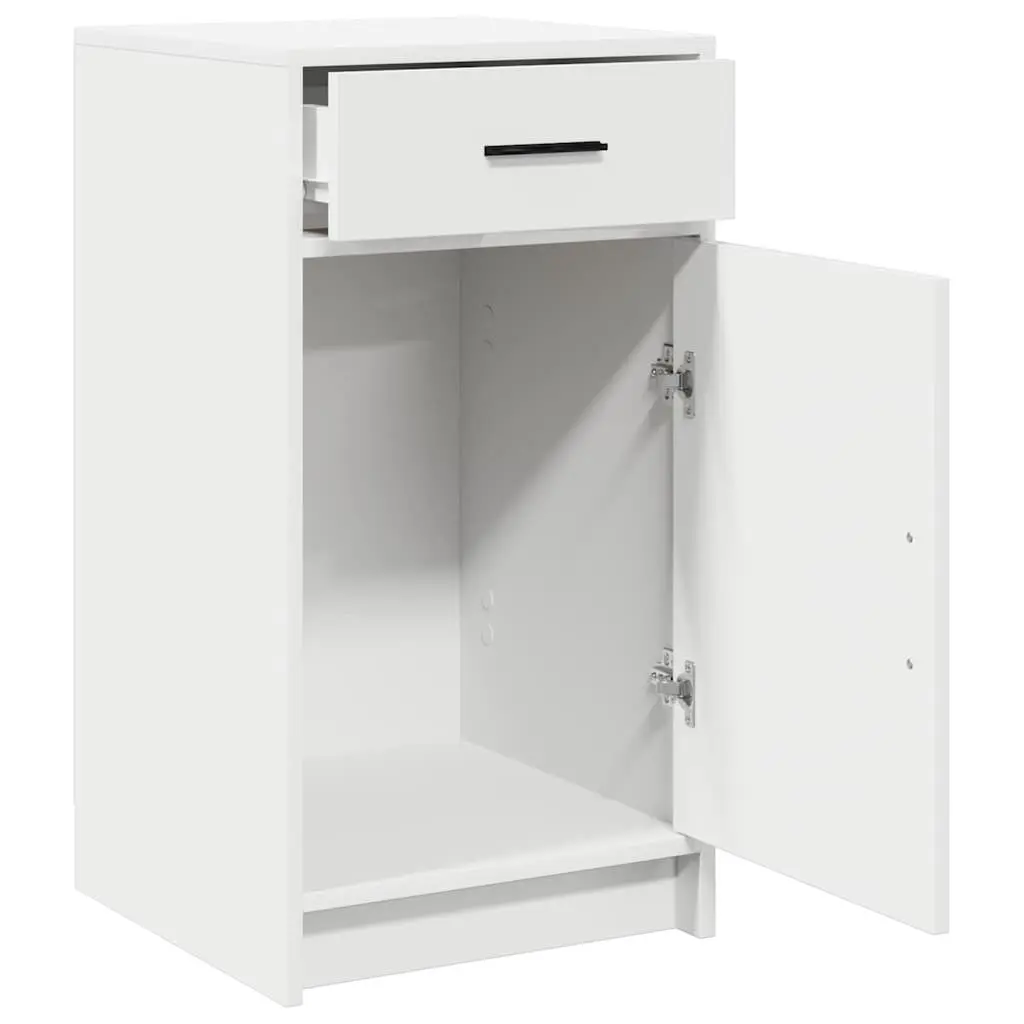 Sideboard for Living Room White Modern Storage Cabinet 40 x 40.5 x 75 cm