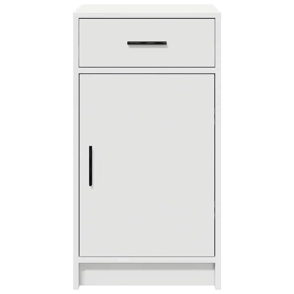 Sideboard for Living Room White Modern Storage Cabinet 40 x 40.5 x 75 cm
