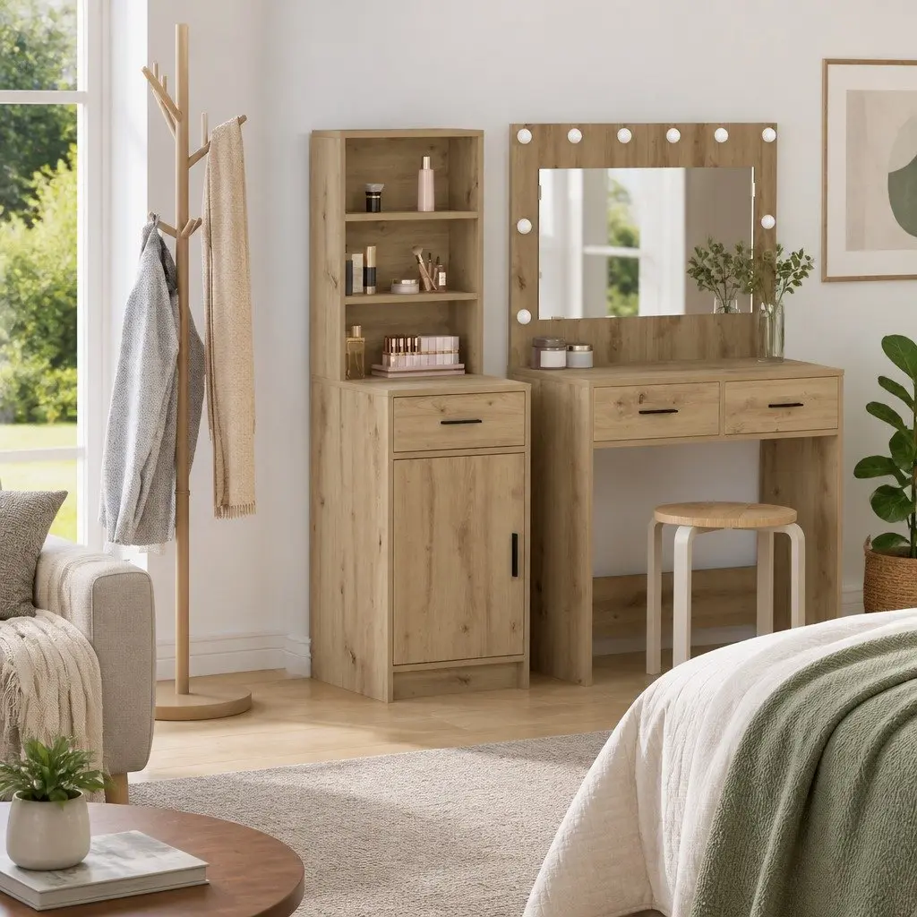 Highboard Storage Cabinet for Dining Room Brown Engineered Wood 41 x 40 x 135 cm