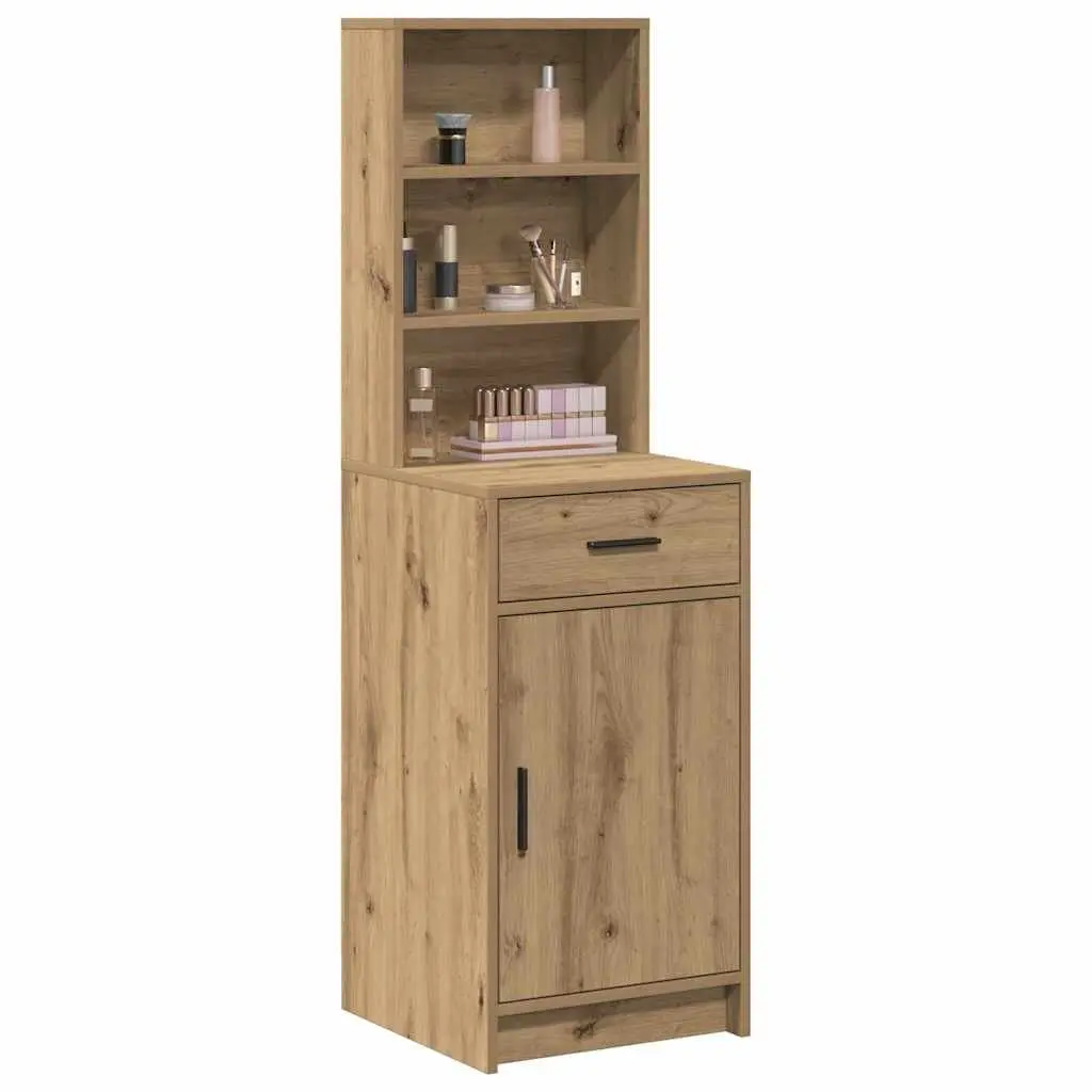 Highboard Storage Cabinet for Dining Room Brown Engineered Wood 41 x 40 x 135 cm