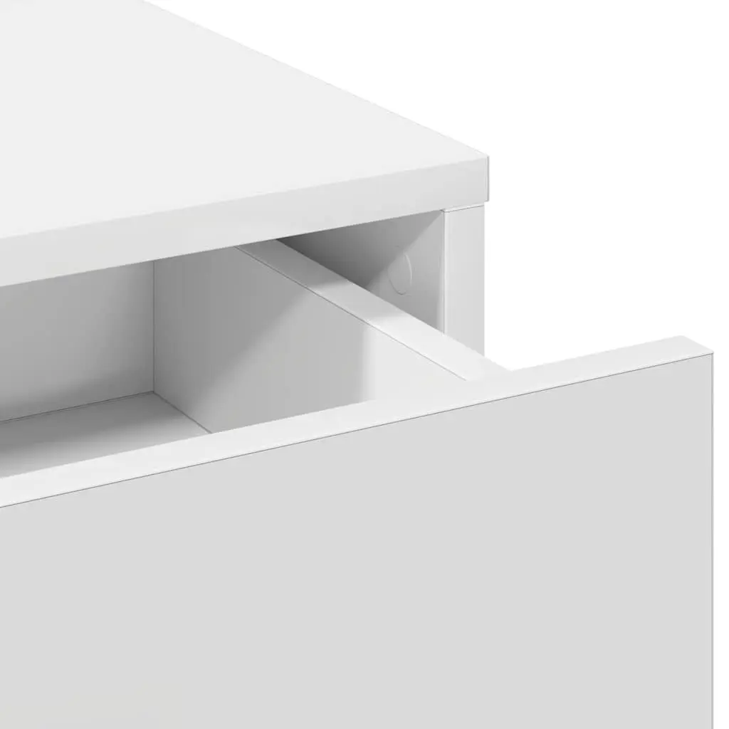 Dressing Table White Bedroom Vanity Unit Drawers Mirror LED Lights Storage