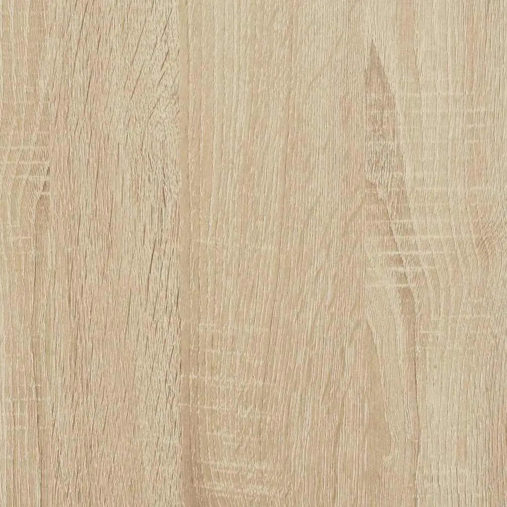 Dressing Table Bedroom Vanity Unit Brown Engineered Wood with Integrated Mirror