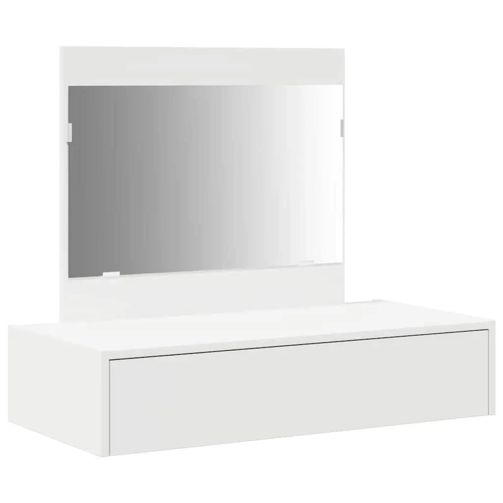 Dressing Table White Bedroom Vanity Modern Storage Makeup Console 83x40x70cm