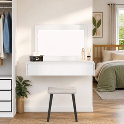 Specifications of Modern White Dressing Table Unit