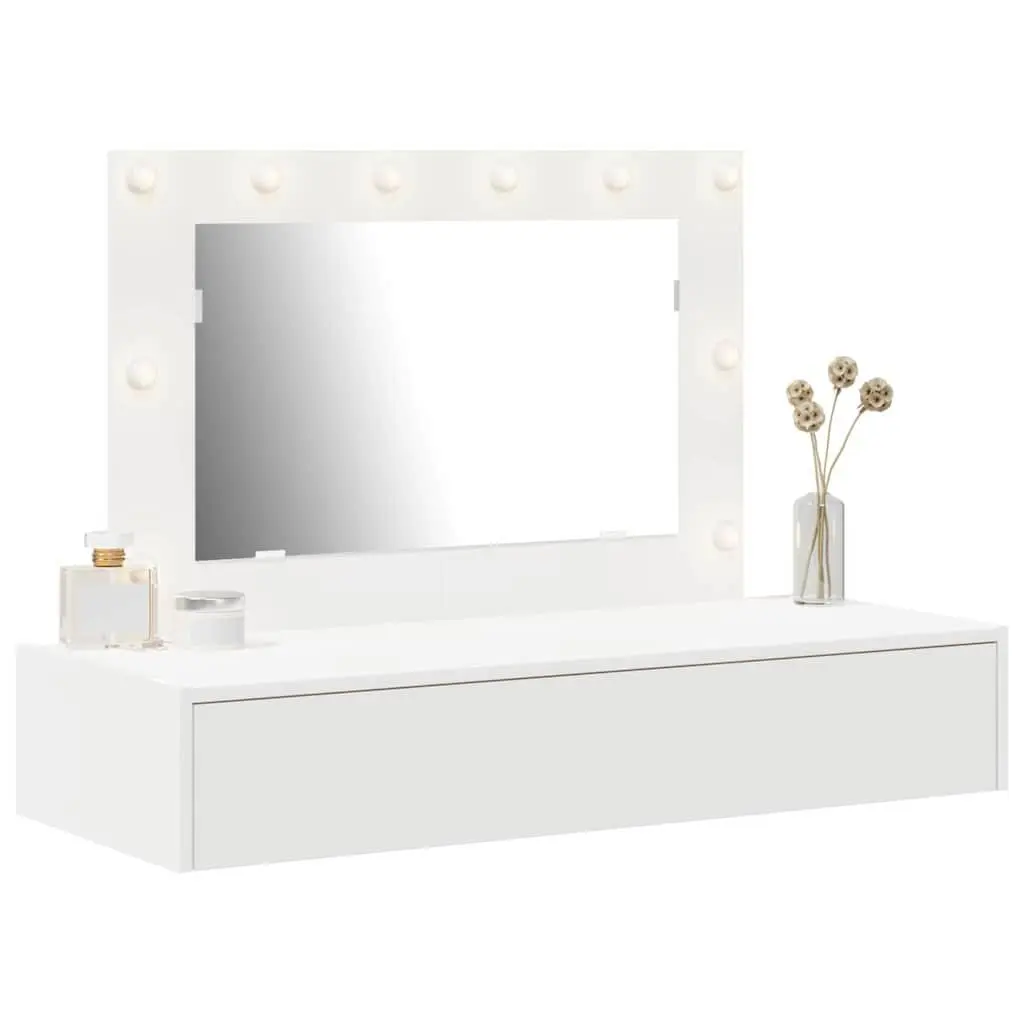 White Dressing Table with Storage Drawers