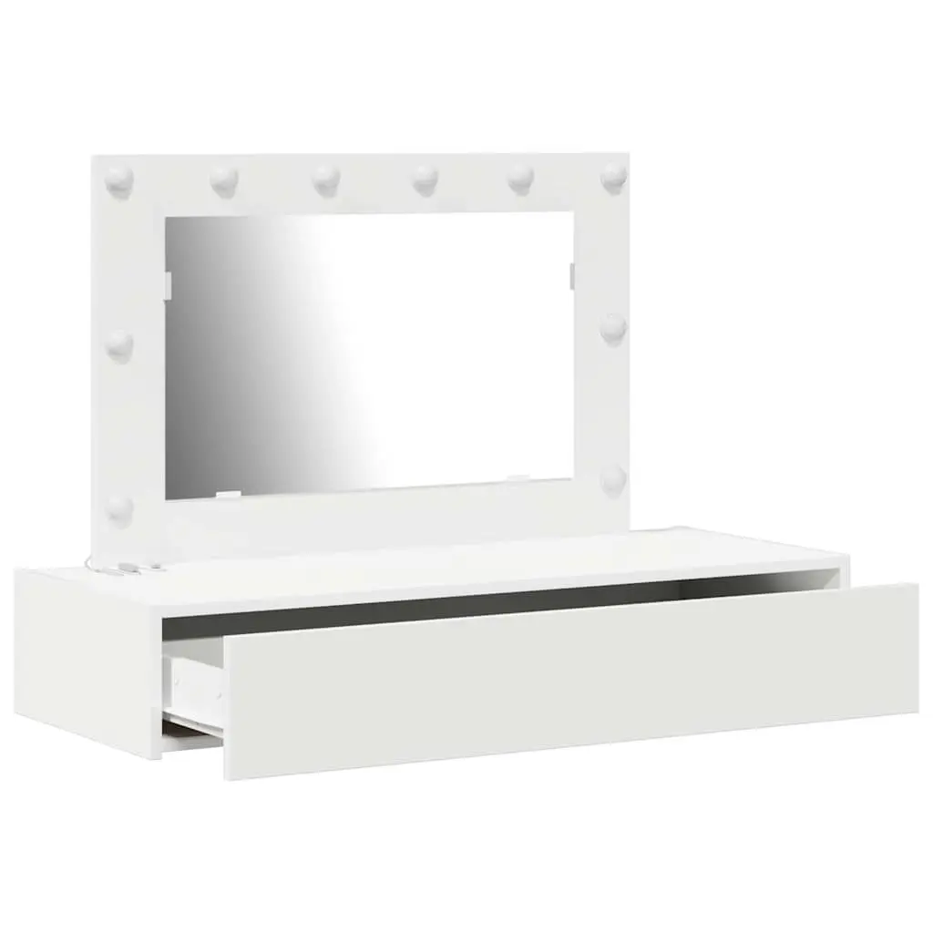 White Dressing Table with Storage Drawers