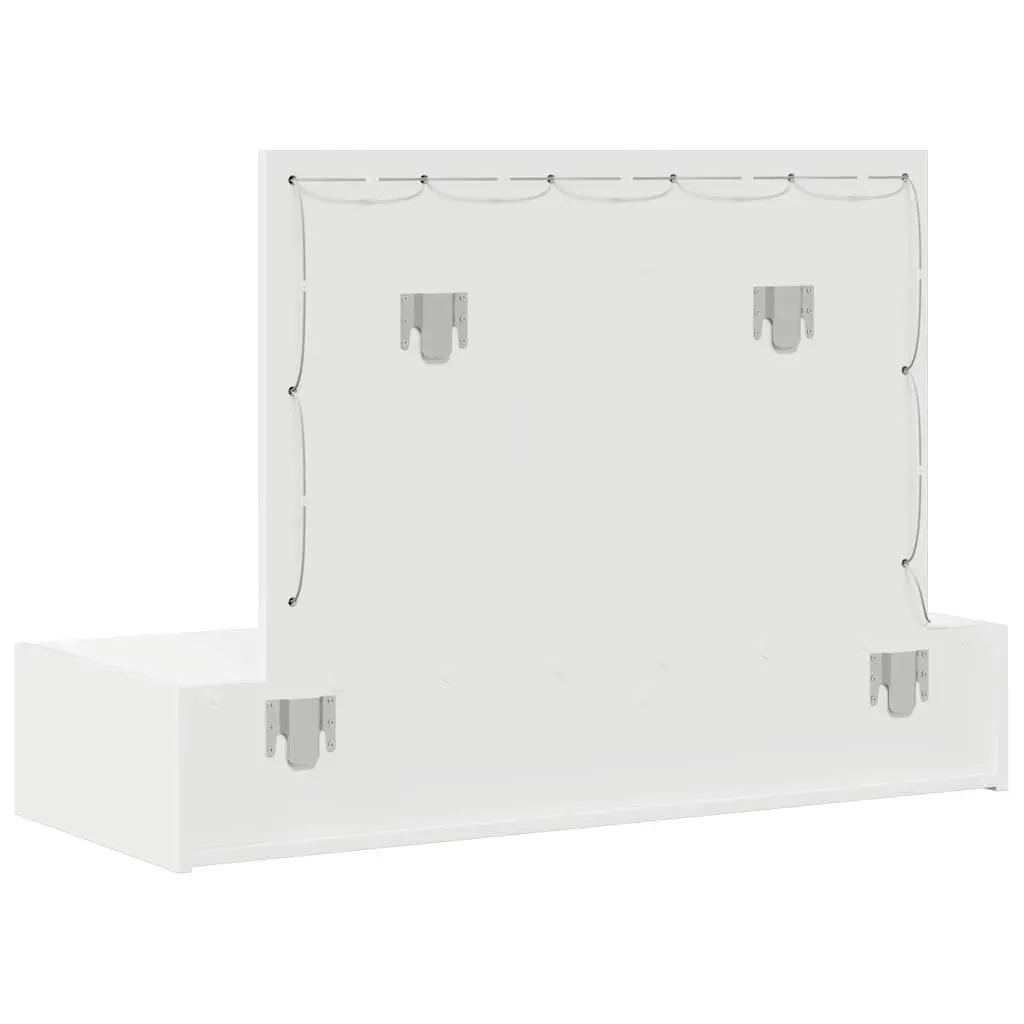 White Dressing Table with Storage Drawers
