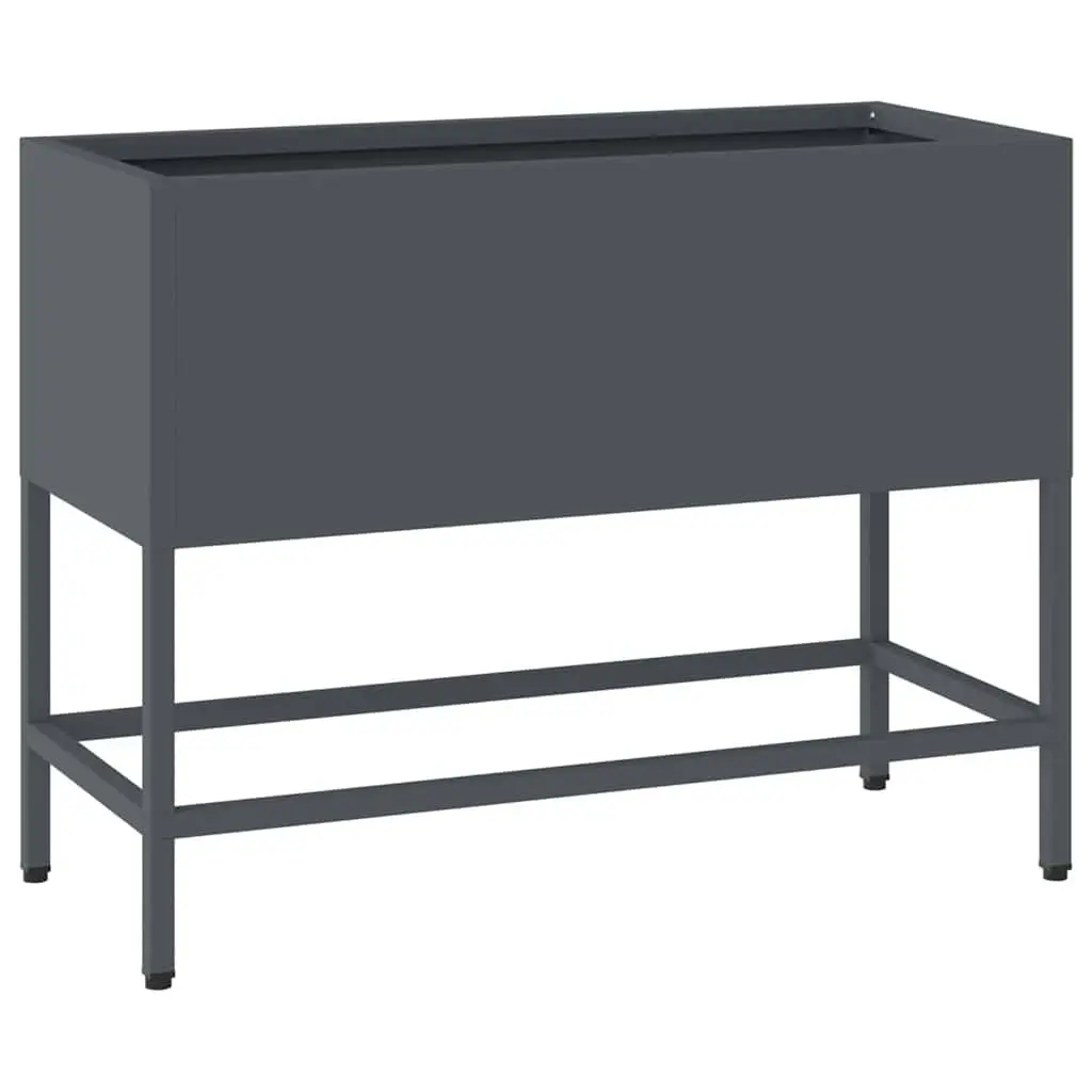 Raised Garden Planter Rectangular Outdoor Gardening Bed Steel Metal Container