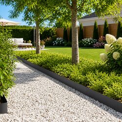 Specifications for 20-Piece Garden Edging Black Steel Set