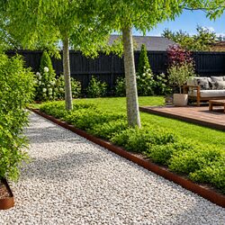 Specifications of Lawn Edging 10 Pieces 100x20cm Weathering Steel