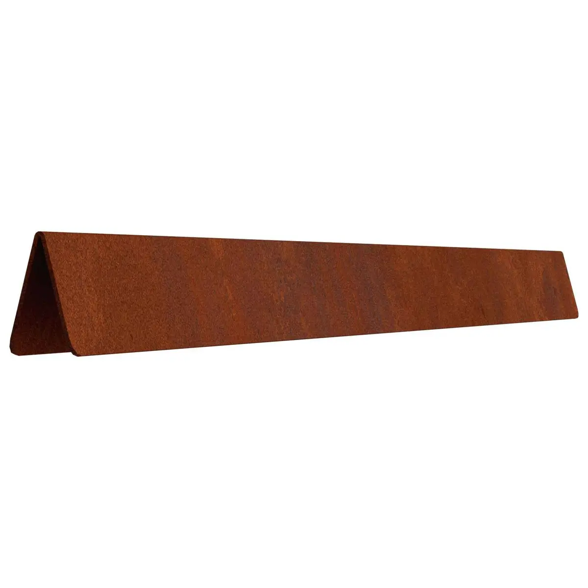 Garden Lawn Edging 450cm Brown Weathered Steel Border Landscaping Fence Edging