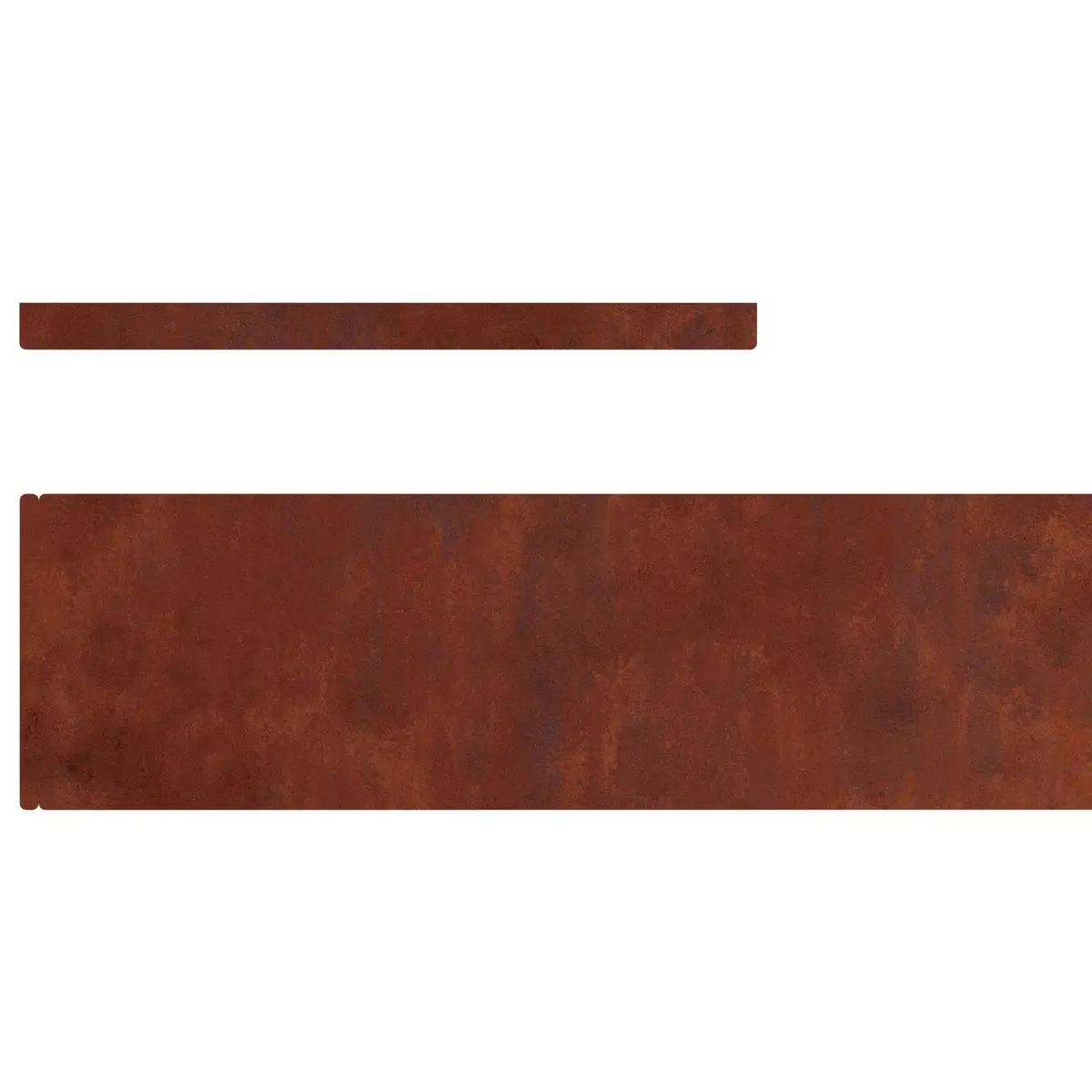 Garden Lawn Edging 450cm Weathering Steel Rusty Brown Outdoor Border Landscaping