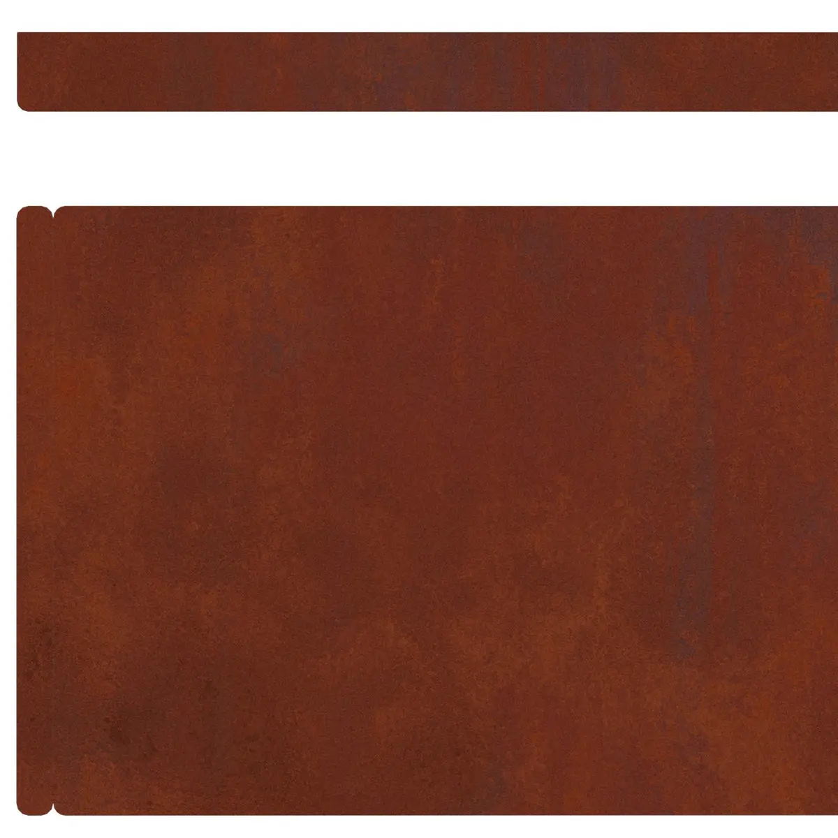 Garden Lawn Edging 450cm Weathering Steel Rusty Brown Outdoor Border Landscaping