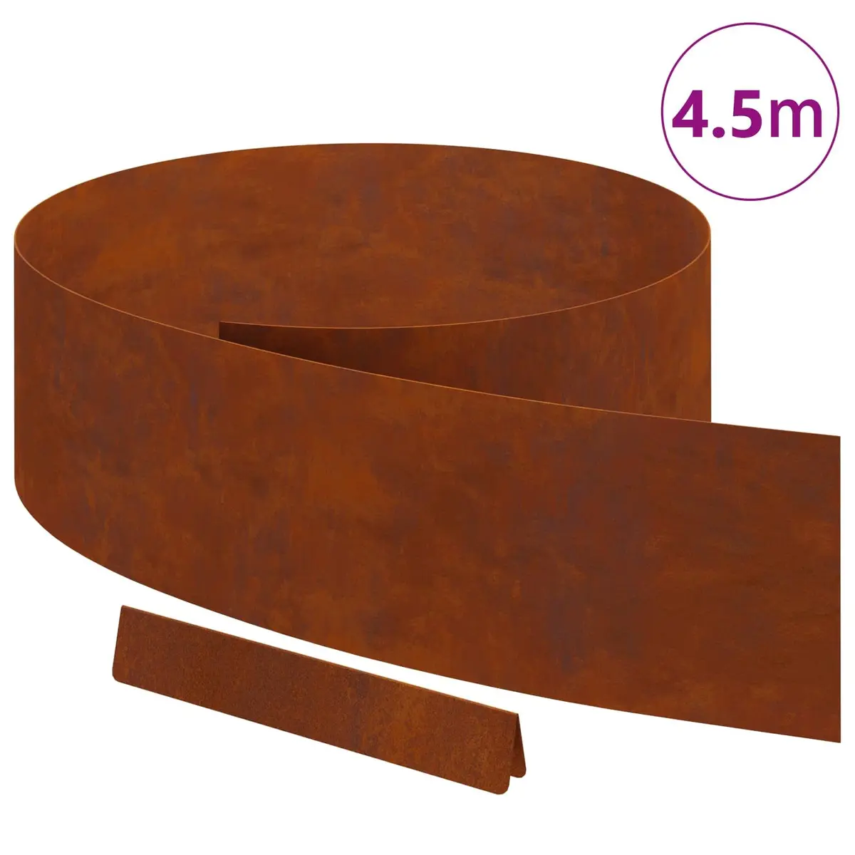450cm Weathering Steel Lawn Edging