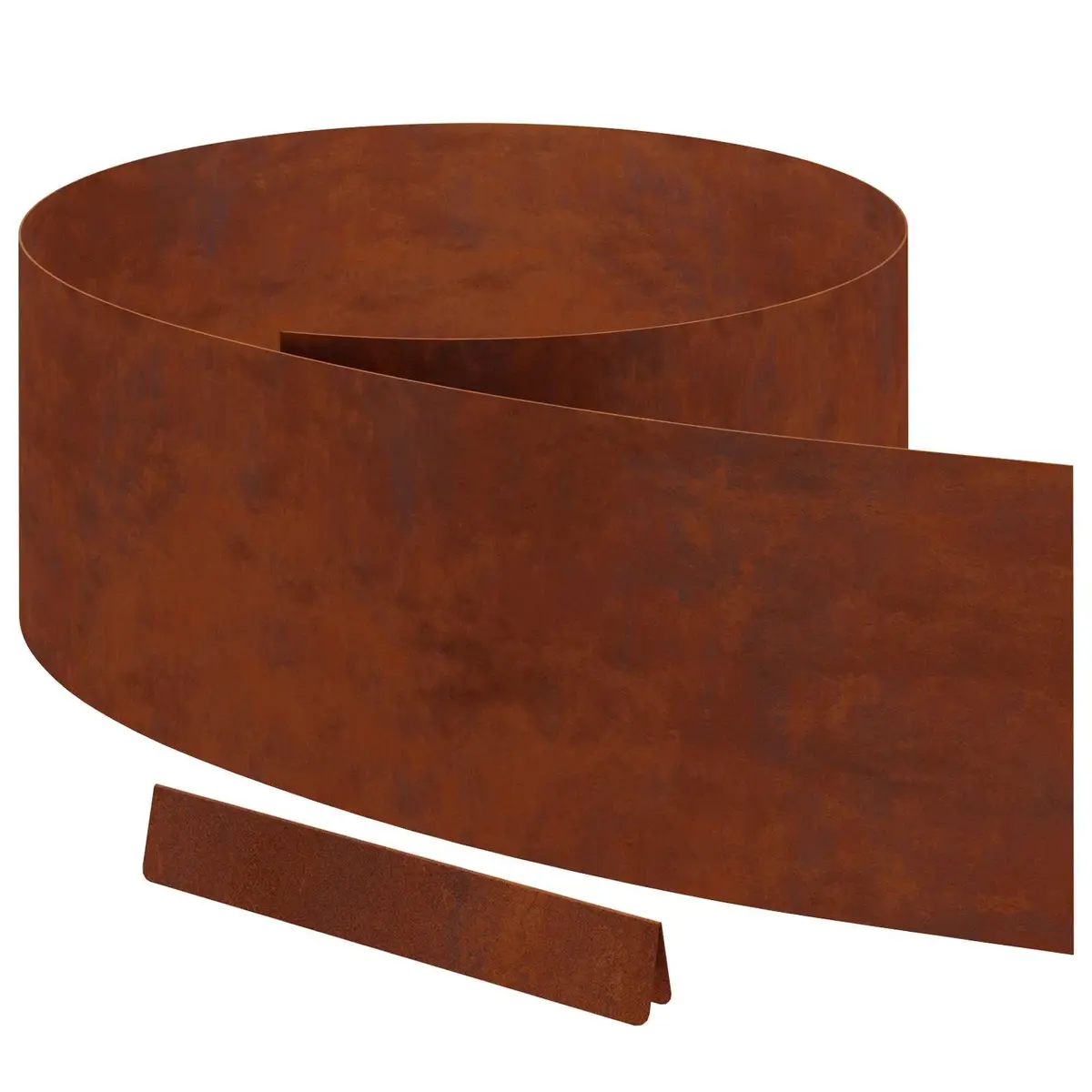 Lawn Edging 450cm Garden Border Weathering Steel Brown Outdoor Terrace