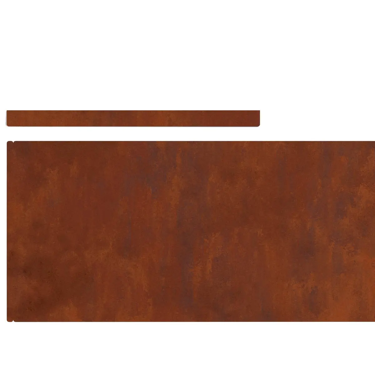 Garden Lawn Edging Outdoor 450cm Weathering Steel Border Rusty Brown