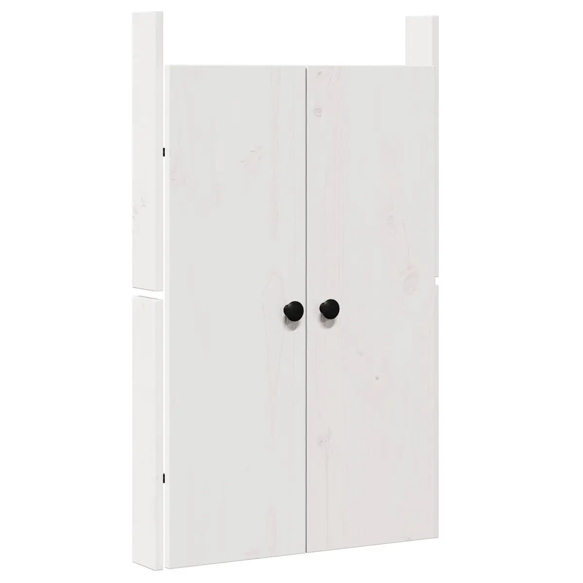 Kitchen Cabinet Door White Solid Pine Wood Modern Design 50 x 82 cm Flat Surface