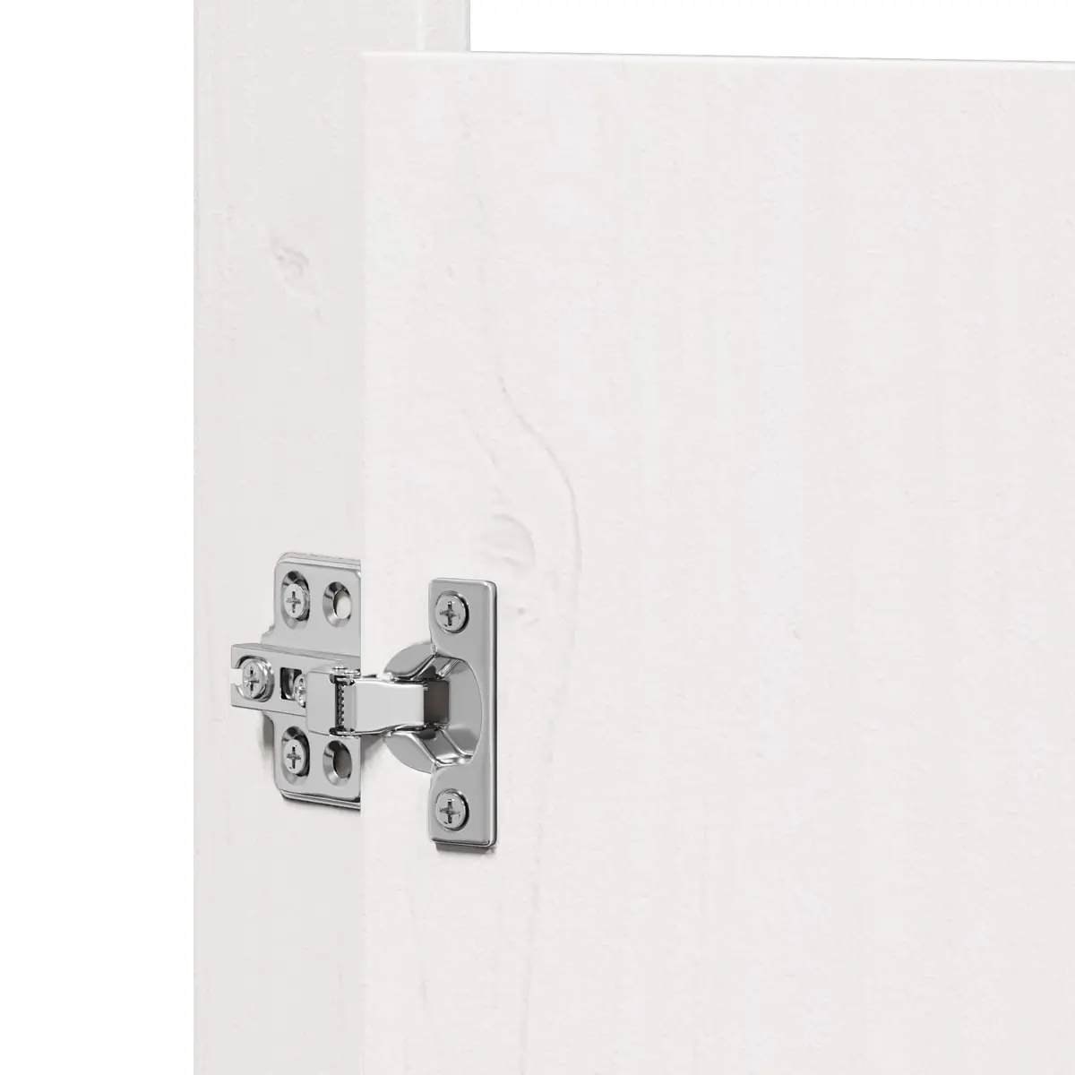 Kitchen Cabinet Door White Solid Pine Wood Modern Design 50 x 82 cm Flat Surface