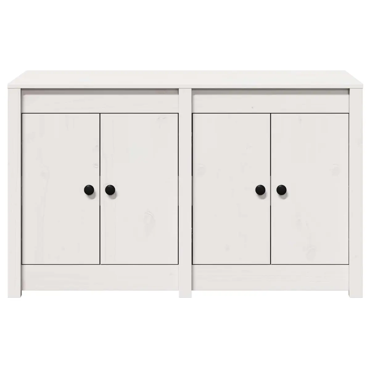 White Solid Pine Kitchen Cabinet