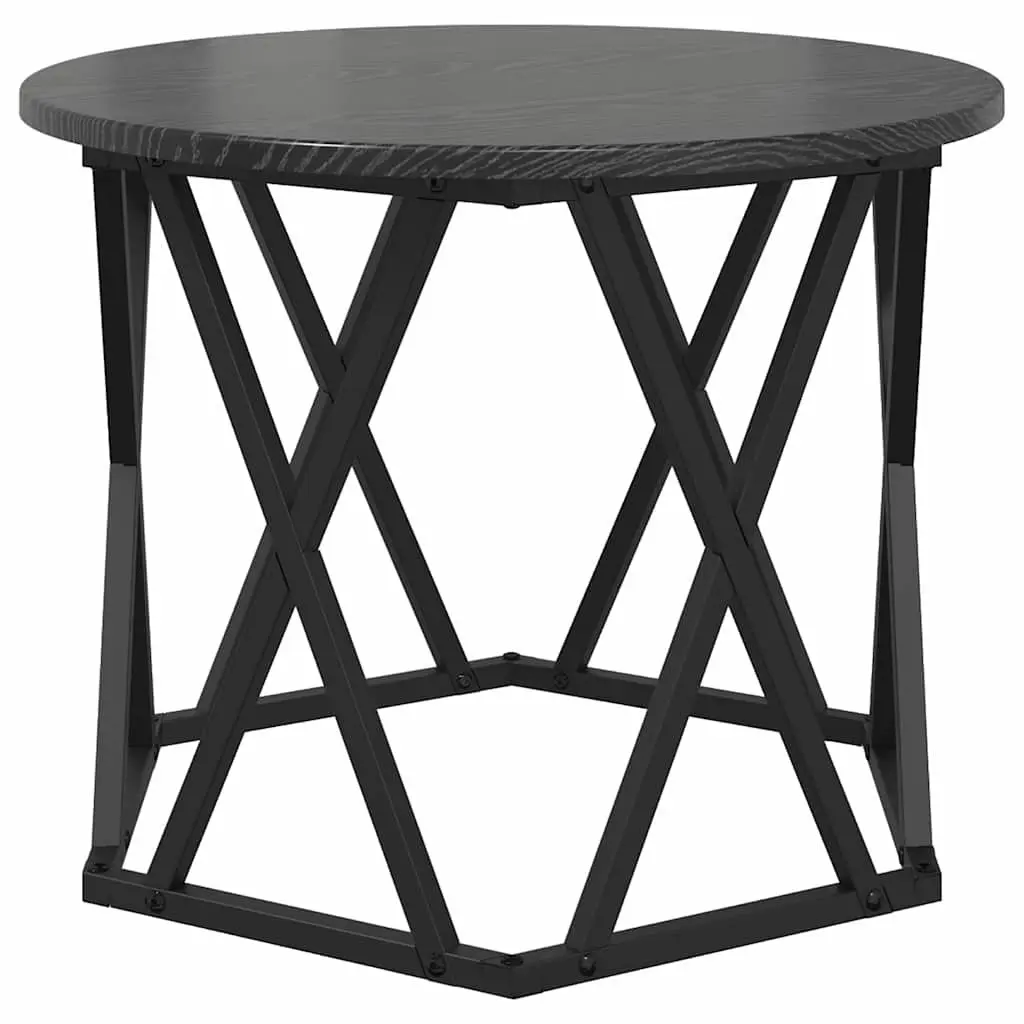 Black Modern Nesting Side Table Set