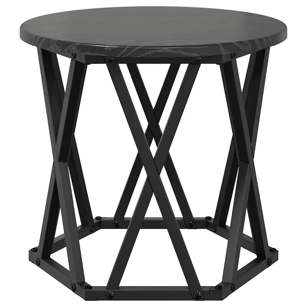 Black Modern Nesting Side Table Set