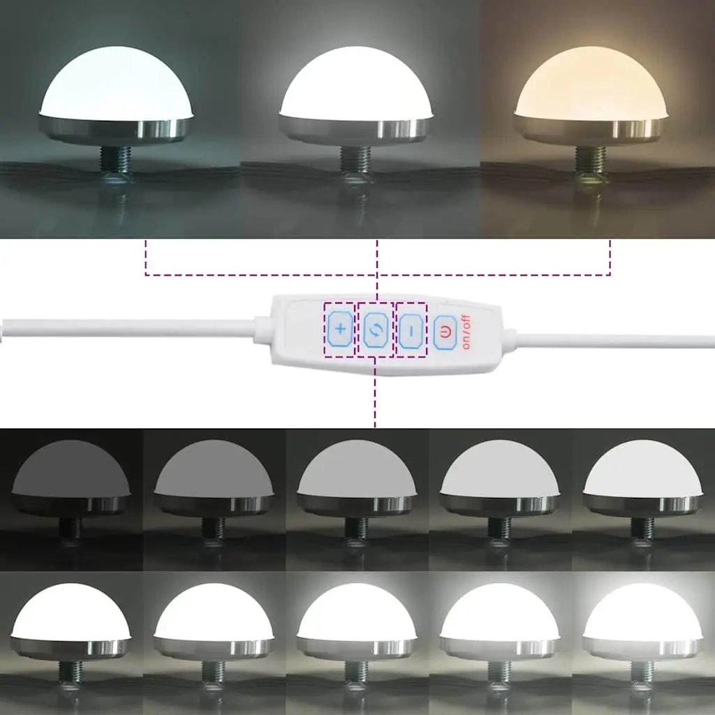 LED Vanity Mirror for Bedroom Dressing Table Wall Mount 100 x 55 x 18 cm