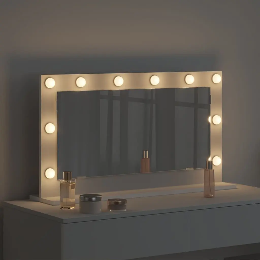 LED Vanity Mirror White 80x45x18cm Bathroom Bedroom Dressing Table with USB