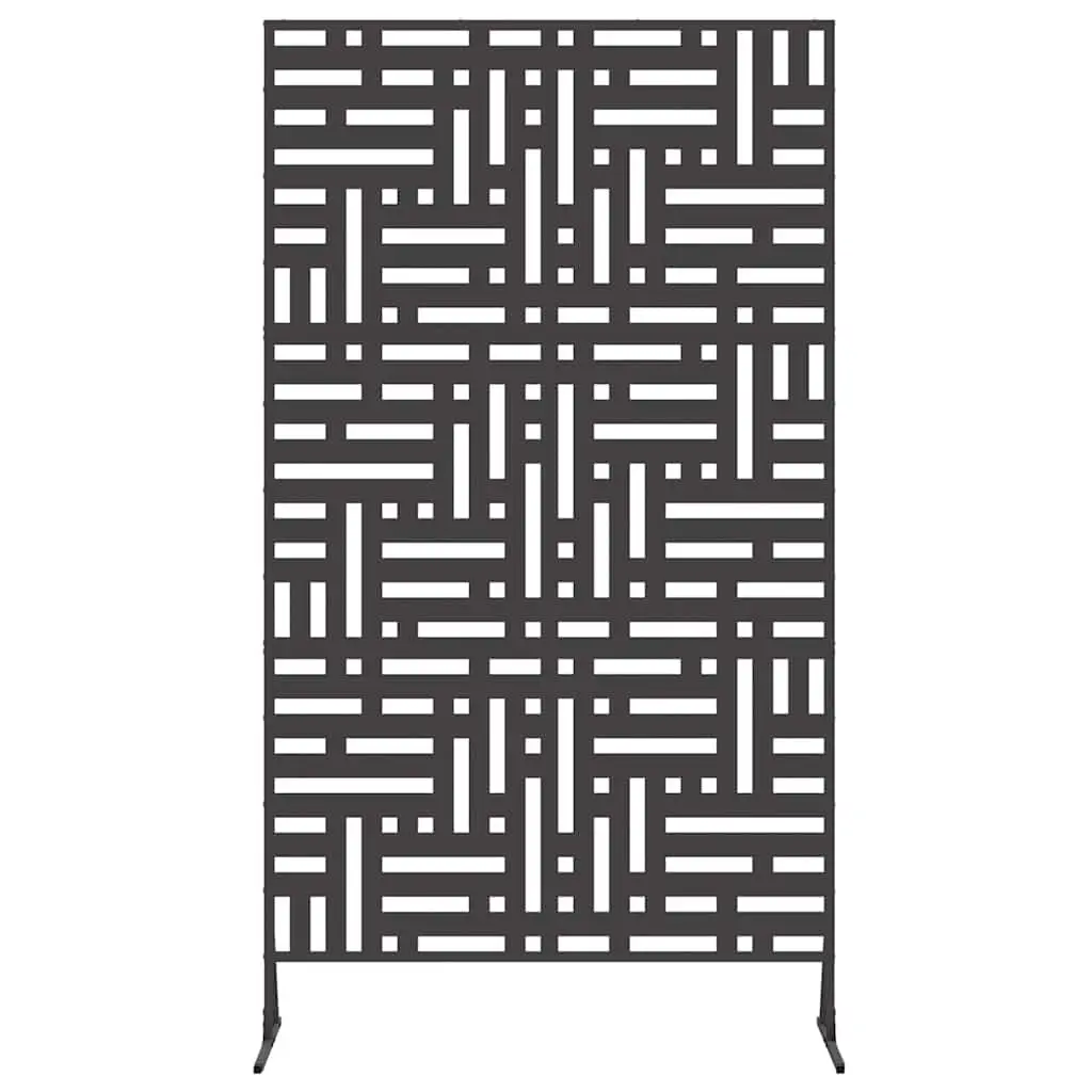 Garden Privacy Screen 100x50x180cm Steel Rectangle Outdoor Fence Panel Barrier