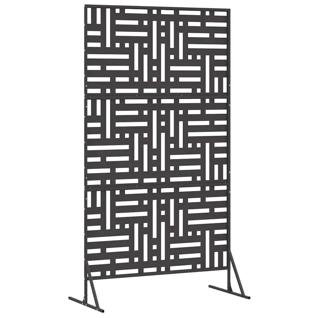 Garden Privacy Screen 100x50x180cm Steel Rectangle Outdoor Fence Panel Barrier