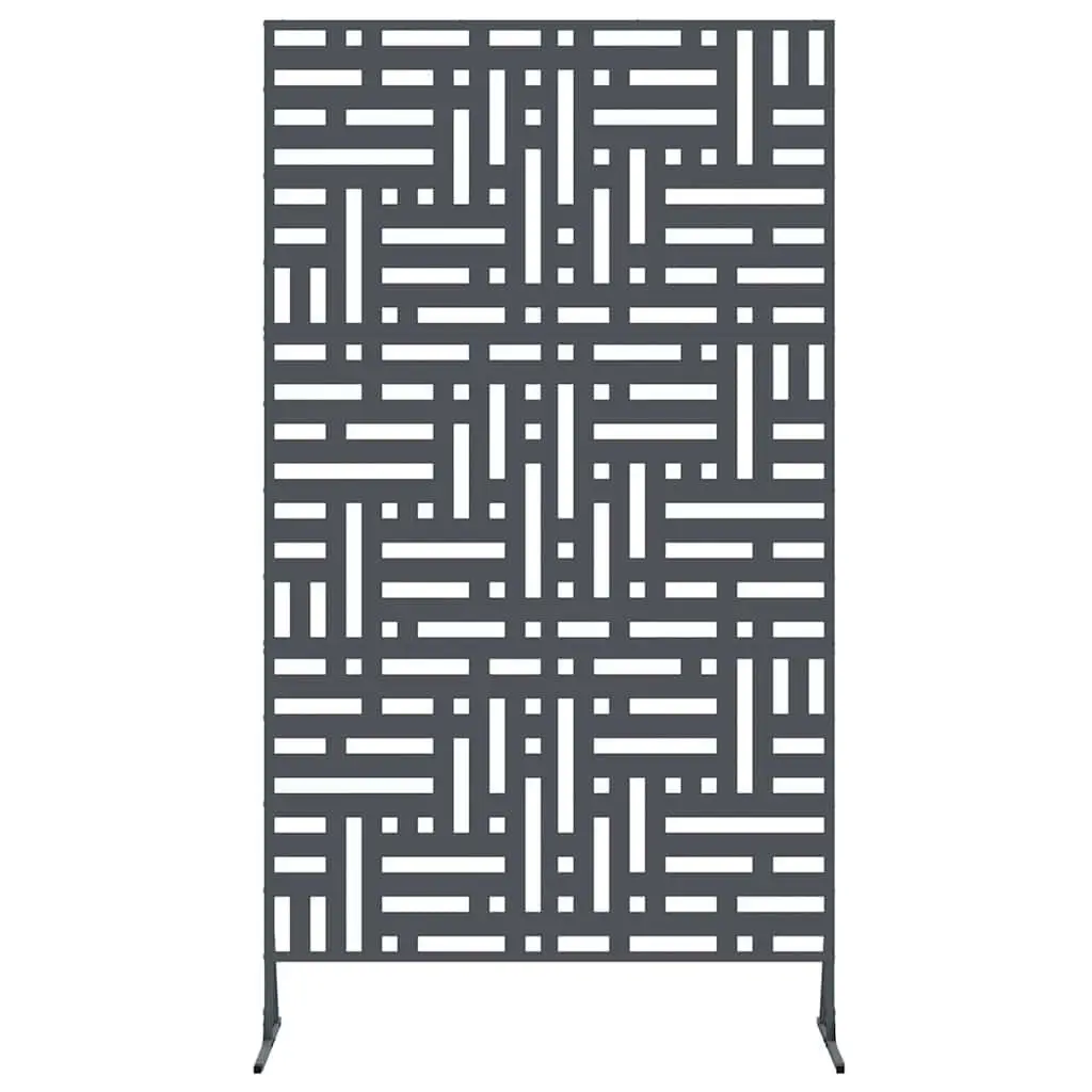 Steel Garden Privacy Screen for Outdoor Use 100x50x180cm