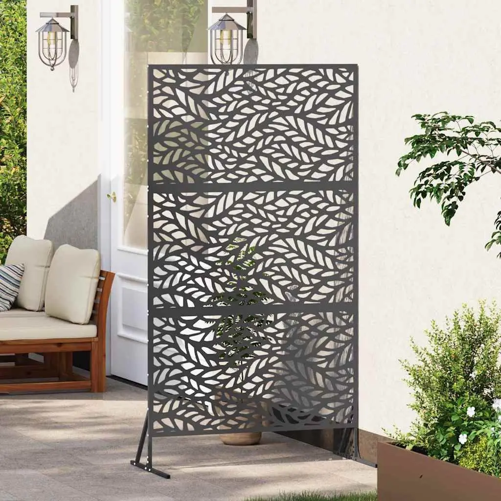 Garden Privacy Screen Outdoor Patio 100 x 50 x 180 cm Steel