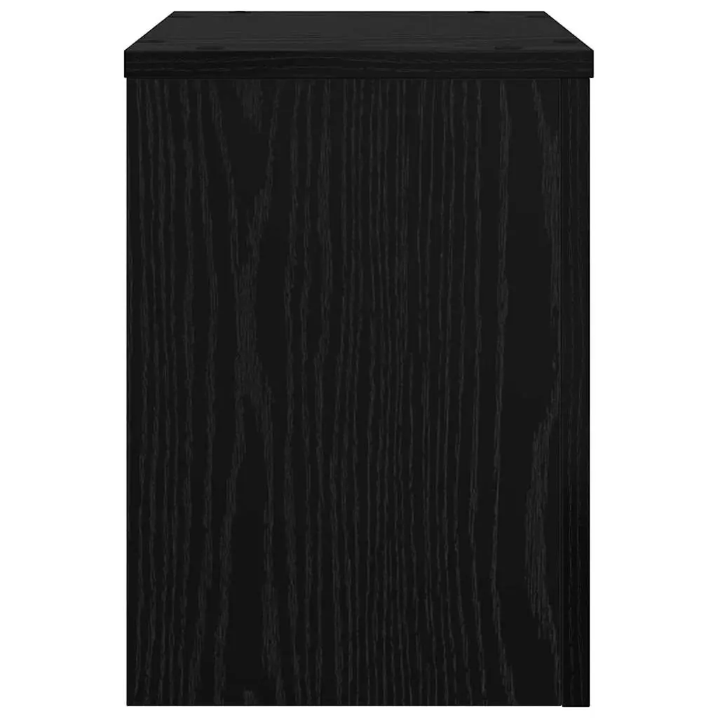 Plant Stand Indoor Outdoor 25 x 25 x 35 cm Black Oak 2 pcs