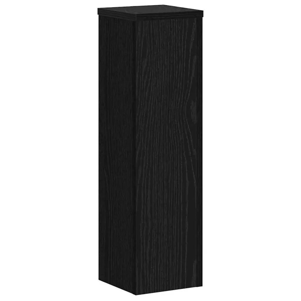 Plant Stand Indoor Outdoor 17x17x60cm 2 Pieces Black Modern Display